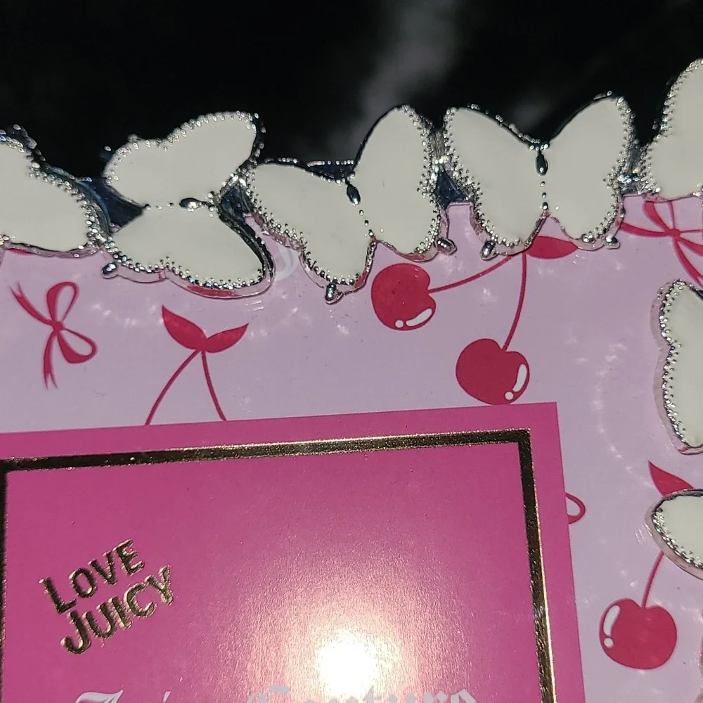Juicy Couture Pink Butterfly Photo Frame - 4x6